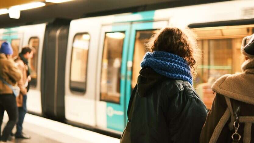 Passengers on a metro station platform - Re-Identification people flow tracking in public transportation